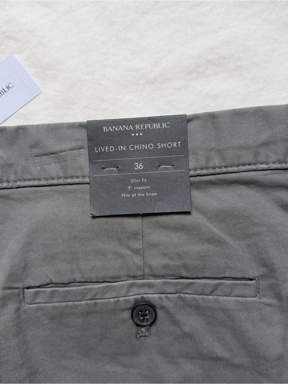 Banana Republic Lived in Chino Short NWT